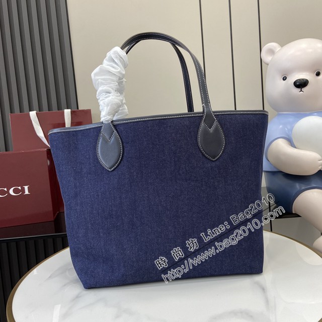 Gucci專櫃古馳最新款Totissima系列中號托特包字母肩背包 jh2604型號：820481